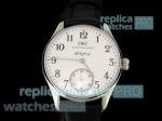 Copy IWC Portuguese F.A. Jones Limited Edition Watch - White Dial Leather Strap